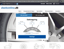 Tablet Screenshot of daekonline.dk